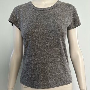 Brandy Melville Gray Short Sleeve T-Shirt - (Measures 19” PTP)